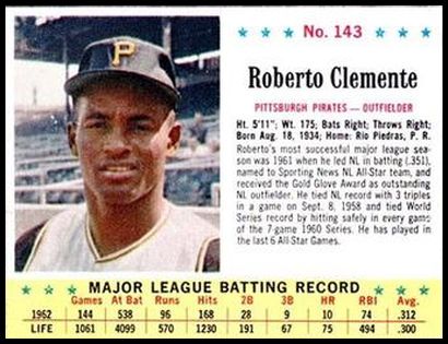 143 Roberto Clemente